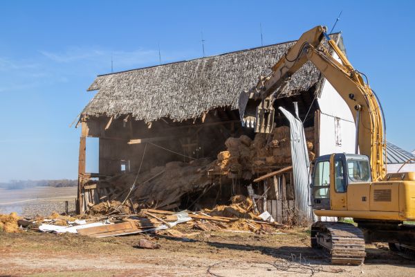 Barn Demolition in Monroe