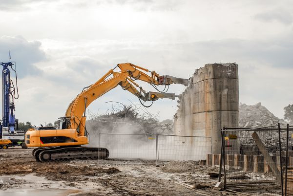 Silo Demolition in Monroe