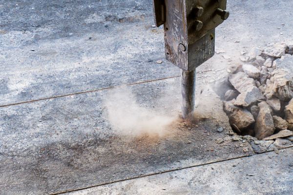 Concrete Patio Removal in Monroe