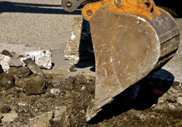Cement Pad Demolition in Monroe