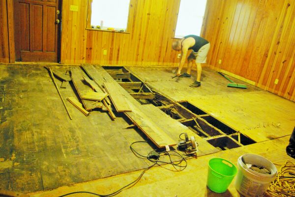 Subfloor Demolition in Monroe