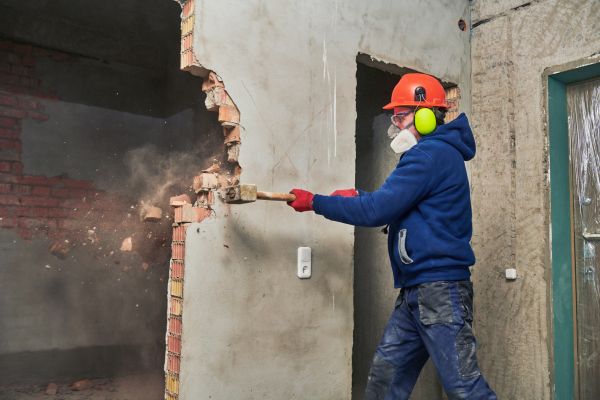 Concrete Wall Demolition in Monroe
