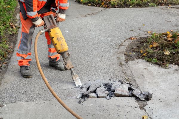 Concrete Sidewalk Removal in Monroe
