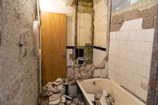 Shower Tile Demolition in Monroe