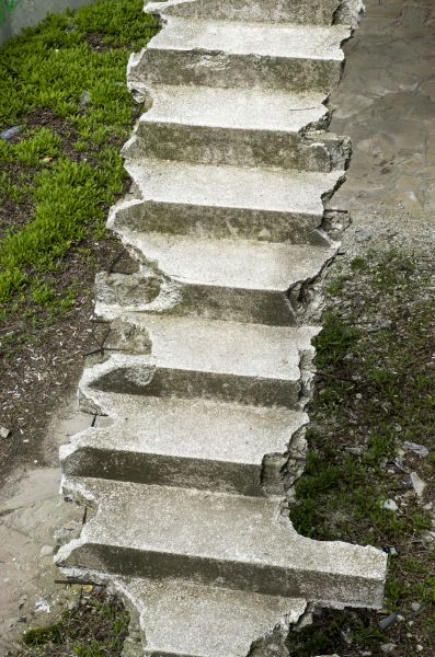 Concrete Steps Demolition in Monroe