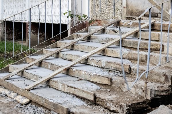 Staircase Demolition in Monroe
